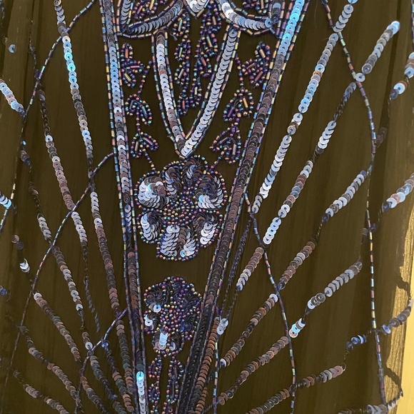 Luxury CAROLINE DESIGNER SILK WITH INTRICATE BEADING GOWN VIDEO IN PHOTOS - Picture 12 of 17